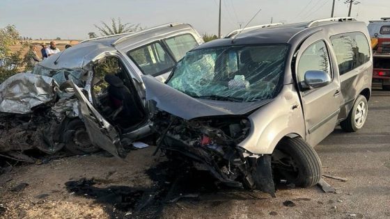 الطريق تقتل مرة أخرى..اصطدام عنيف بين سيارتين يخلف 5 قتلى نواحي بمدينة برشيد.