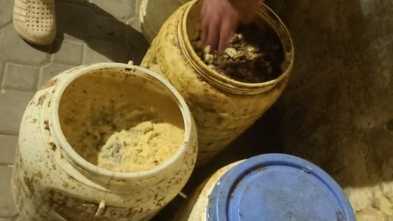 حجز 9 أطنان من مادة الخليع الفاسد الغير الصالحة للاستهلاك