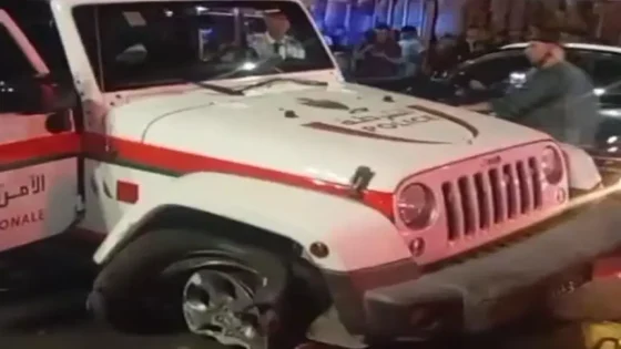 مهاجر من جنوب الصحراء “يسرق” سيارة شرطة بمراكش
